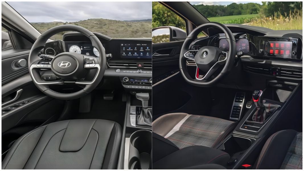 Turbocharged Showdown: Hyundai Elantra vs Volkswagen Golf GTI – A Compact Car Clash!